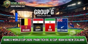 Bảng G World Cup 2026: Phân tích Bỉ, Ai Cập, Iran và New Zealand