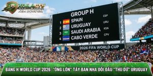 Bảng H World Cup 2026: Nơi “ông lớn” Tây Ban Nha đối đầu “thú dữ” Uruguay